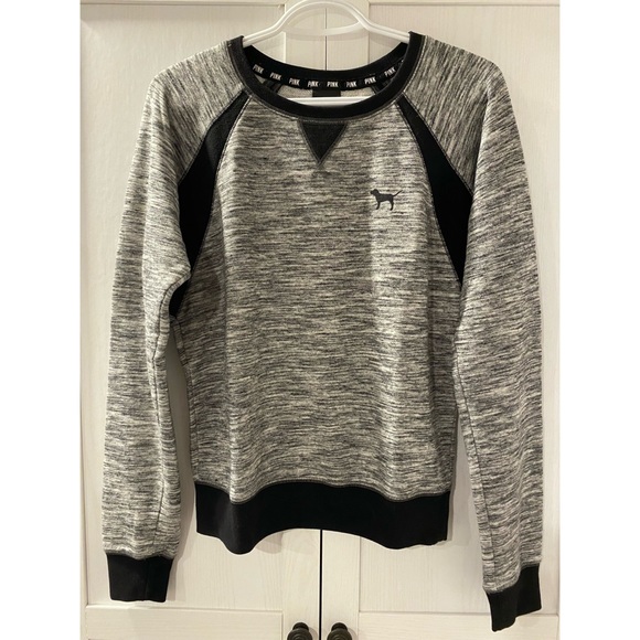 Victoria’s Secret PINK Heathered Crewneck Sweater - Picture 1 of 4